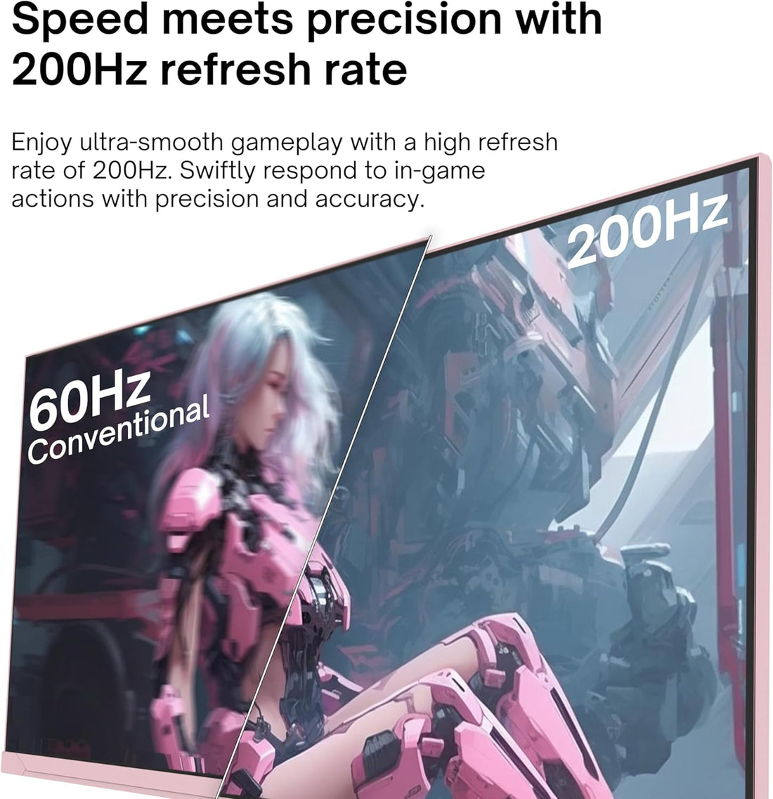 24" 200Hz Gaming Monitor – Fast IPS, 1080P FHD, 1ms Response Time